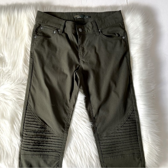 PRANA⚜️Women’s Brenna Stretch Mid Rise Skinny Leg Green Pants Size 4 - Picture 4 of 6